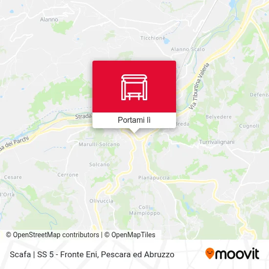 Mappa Scafa | SS 5 - Fronte Eni