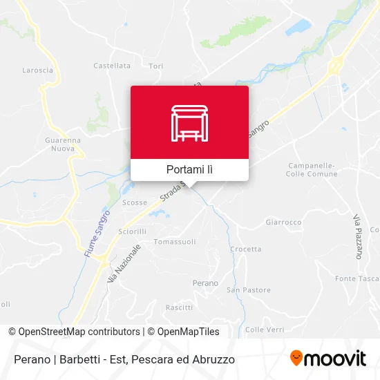 Mappa Perano | Barbetti - Est