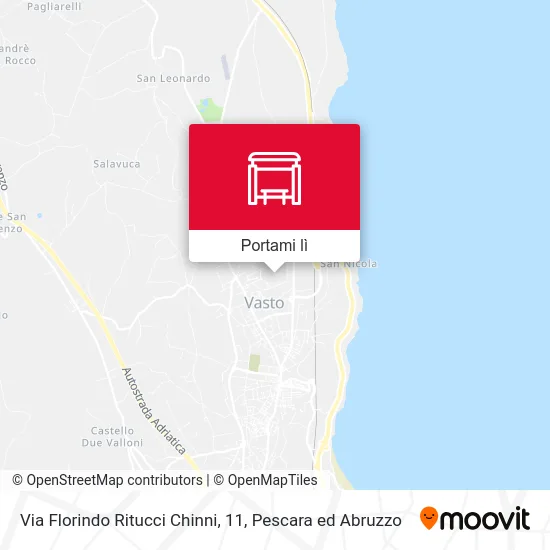 Mappa Via Florindo Ritucci Chinni, 11