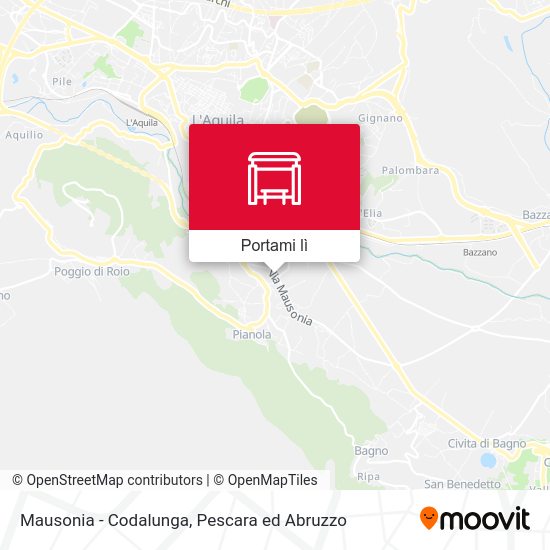 Mappa Mausonia - Codalunga