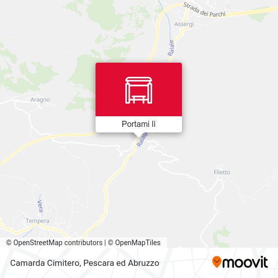 Mappa Camarda Cimitero