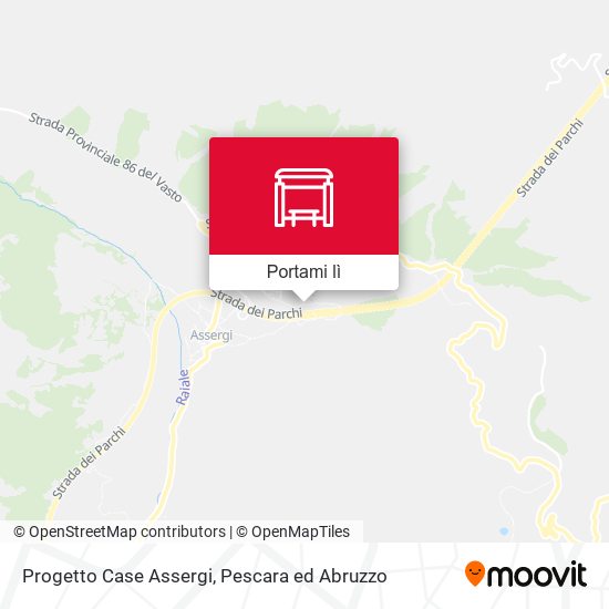 Mappa Progetto Case Assergi