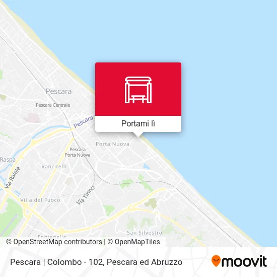 Mappa Pescara | Colombo - 102