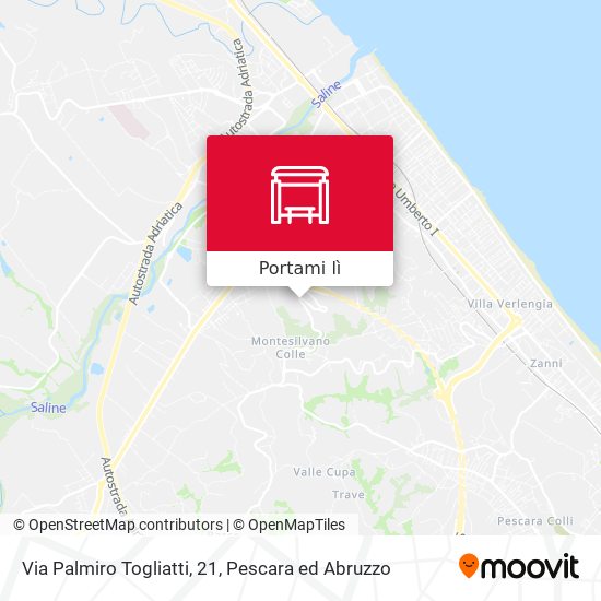 Mappa Via Palmiro Togliatti, 21
