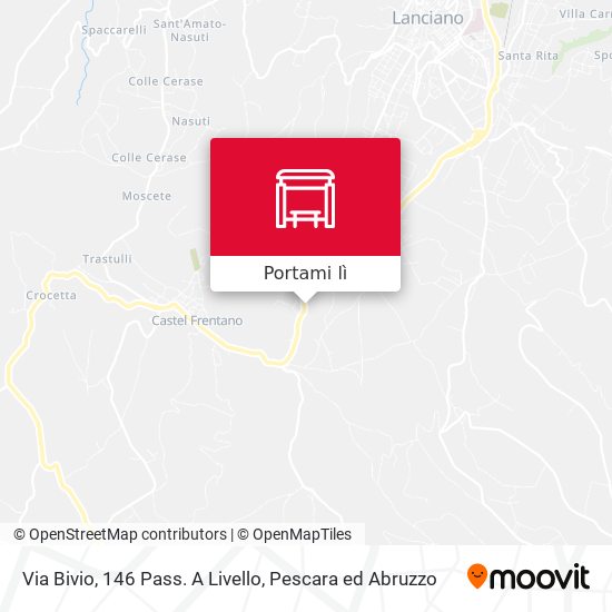 Mappa Via Bivio, 146 Pass. A Livello