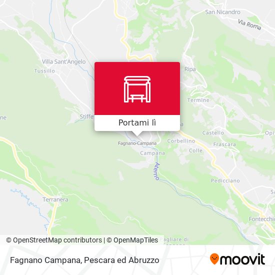 Mappa Fagnano Campana