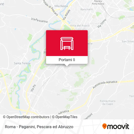 Mappa Roma - Paganini
