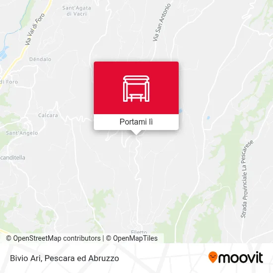 Mappa Bivio Ari