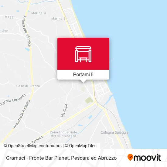 Mappa Gramsci - Fronte Bar Planet