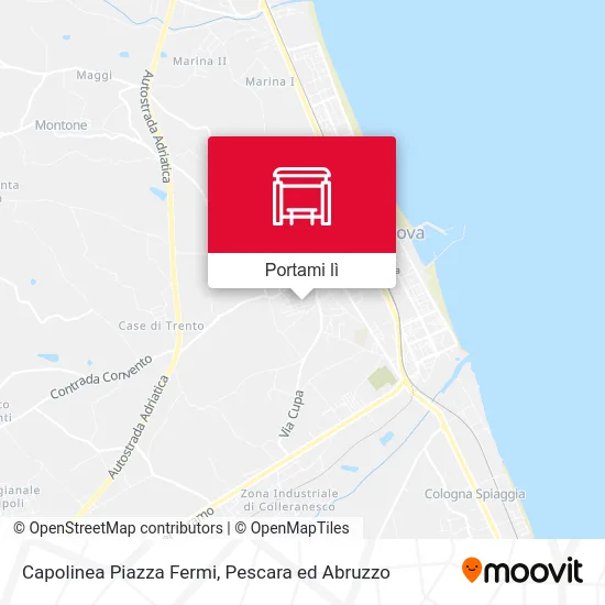 Mappa Capolinea Piazza Fermi