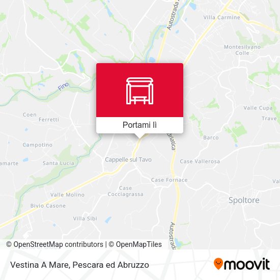 Mappa Vestina A Mare