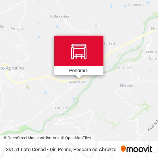 Mappa Ss151 Lato Conad - Dir. Penne
