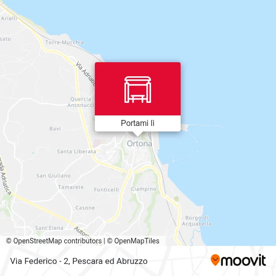 Mappa Via Federico - 2