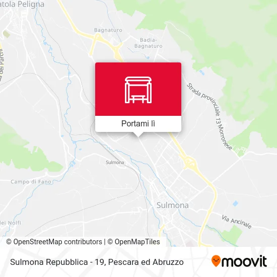 Mappa Sulmona Repubblica - 19