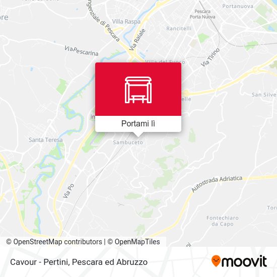Mappa Cavour - Pertini