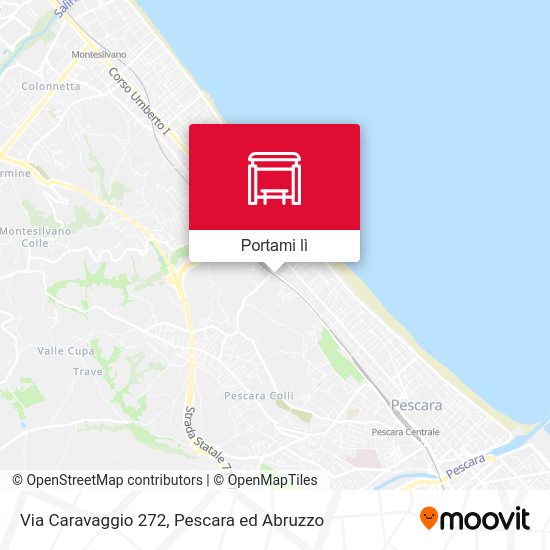 Mappa Via Caravaggio 272