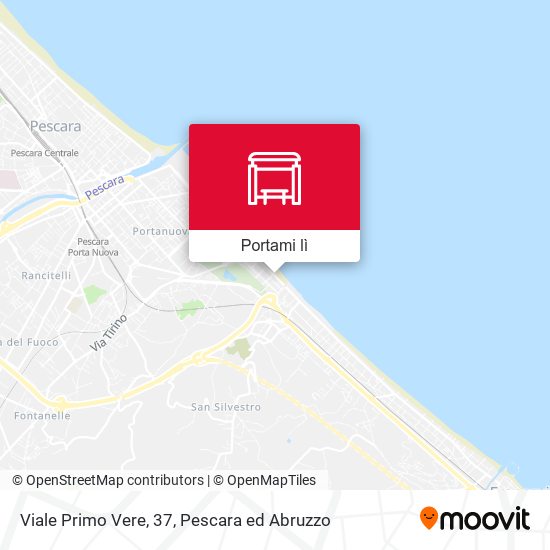 Mappa Viale Primo Vere, 37