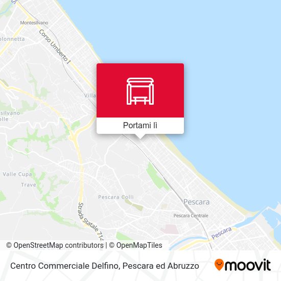Mappa Centro Commerciale Delfino