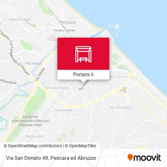 Mappa Via San Donato 48