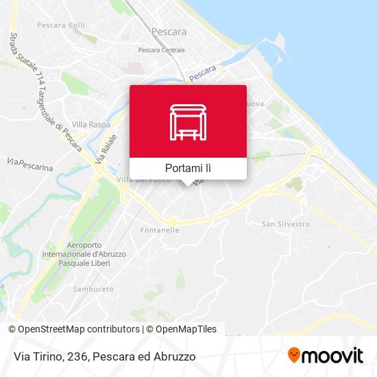 Mappa Via Tirino, 236