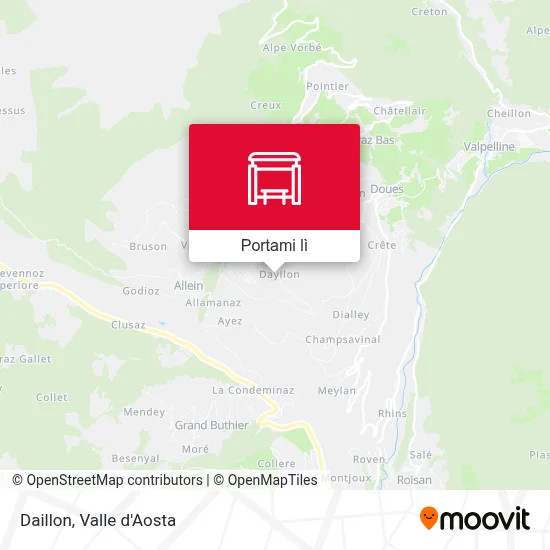 Mappa Daillon