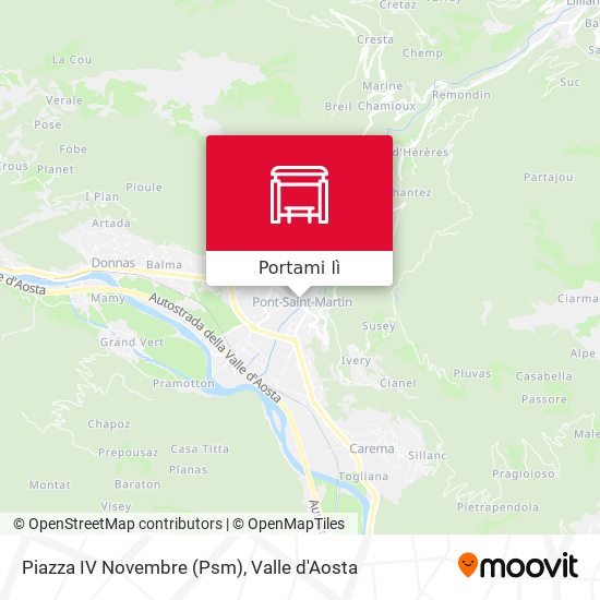 Mappa Piazza IV Novembre (Psm)