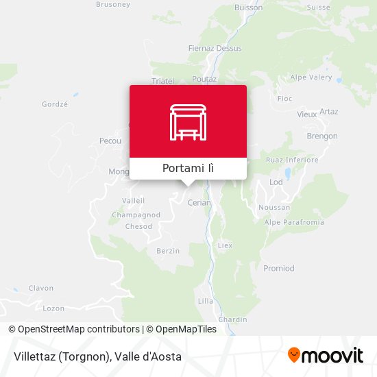 Mappa Villettaz (Torgnon)