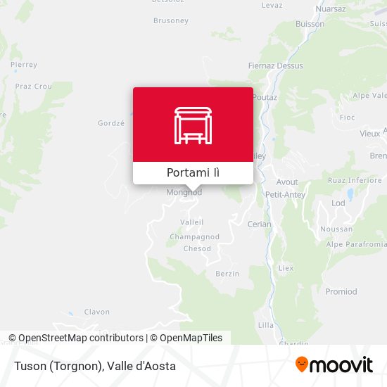 Mappa Tuson (Torgnon)