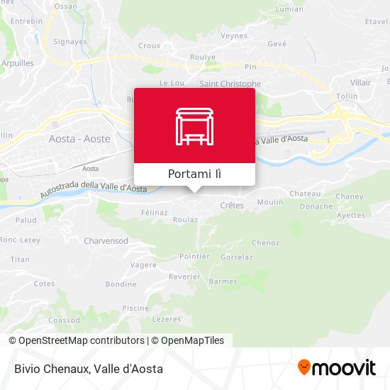 Mappa Bivio Chenaux