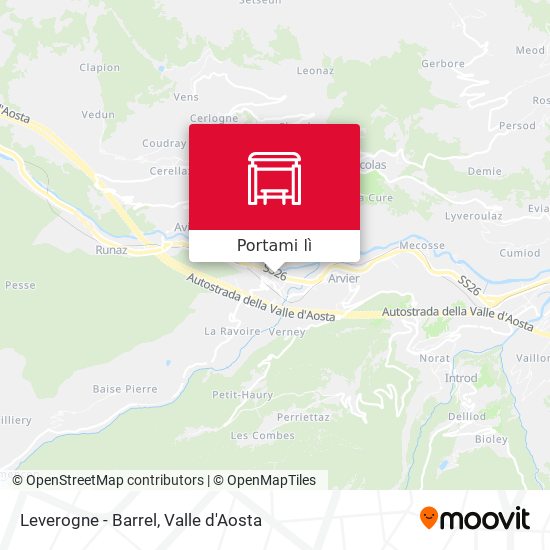 Mappa Leverogne - Barrel