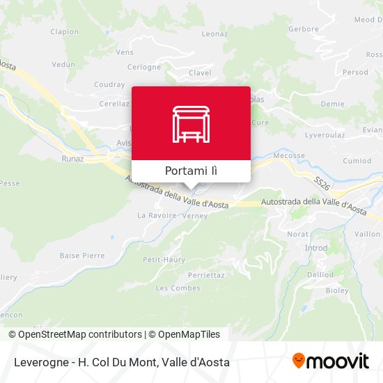 Mappa Leverogne - H. Col Du Mont