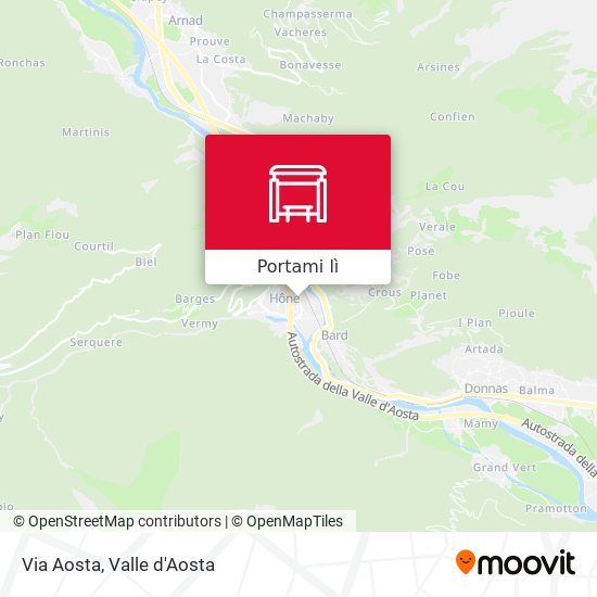 Mappa Via Aosta