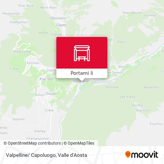 Mappa Valpelline/ Capoluogo
