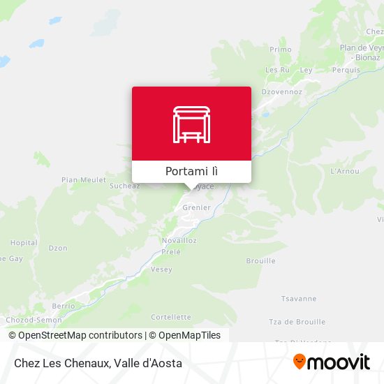 Mappa Chez Les Chenaux