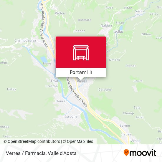 Mappa Verres / Farmacia