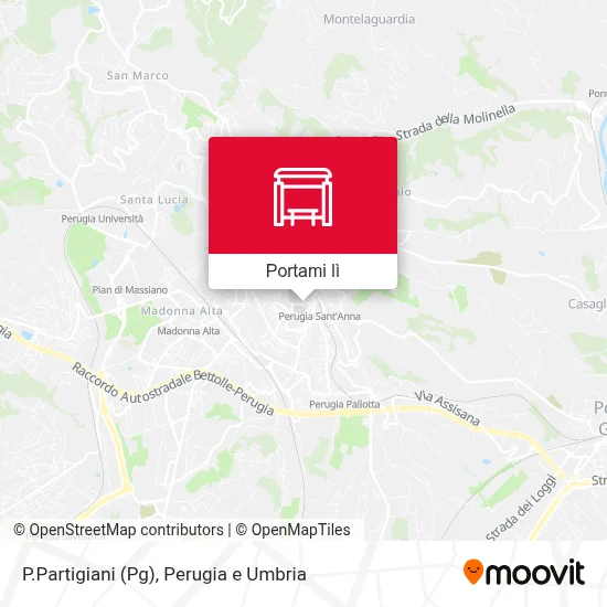 Mappa P.Partigiani (Pg)