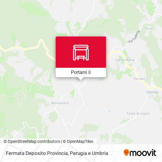 Mappa Fermata  Deposito Provincia