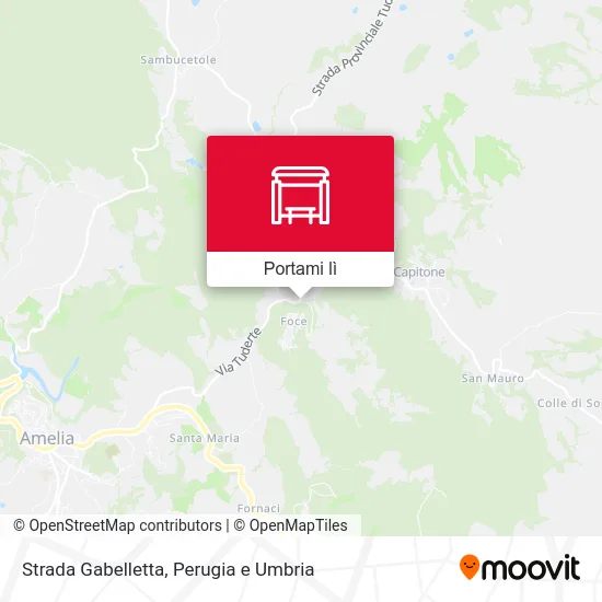 Mappa Strada Gabelletta