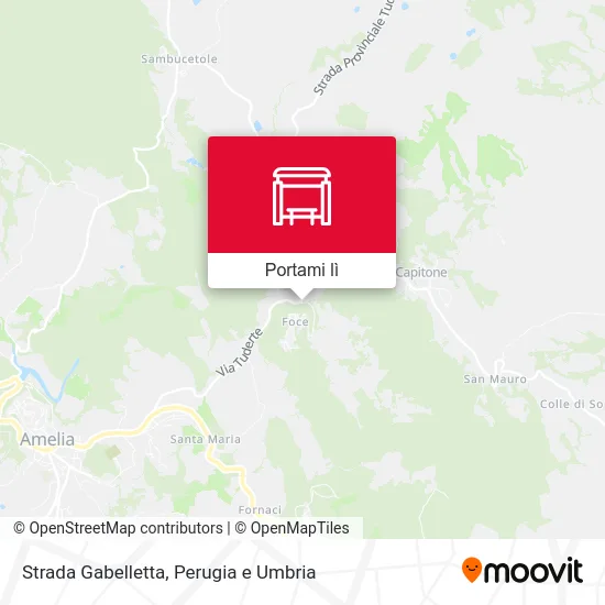 Mappa Strada Gabelletta
