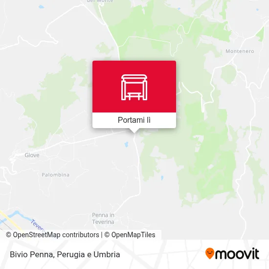 Mappa Bivio Penna