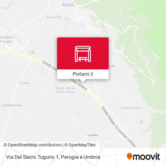 Mappa Via Del Sacro Tugurio 1