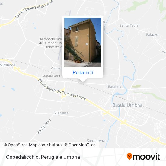 Mappa Ospedalicchio