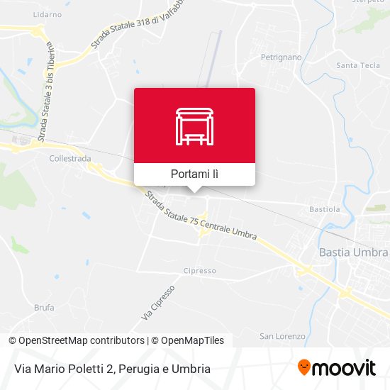 Mappa Via Mario Poletti 2