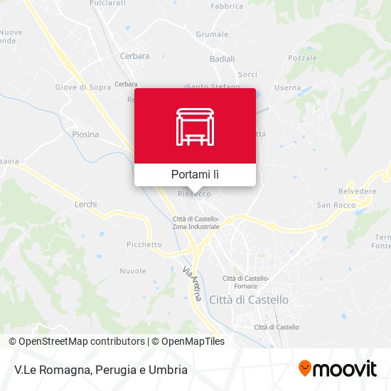 Mappa V.Le Romagna