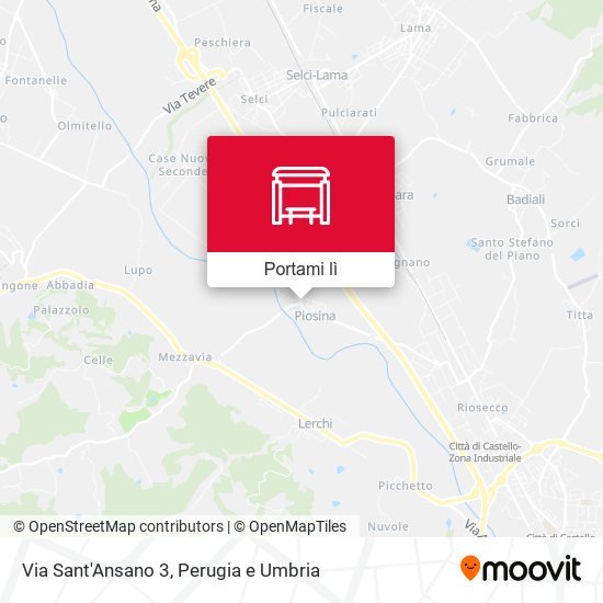 Mappa Via Sant'Ansano 3
