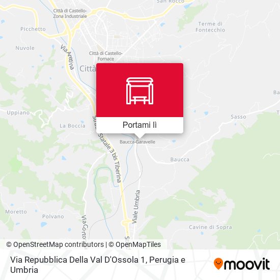Mappa Via Repubblica Della Val D'Ossola 1