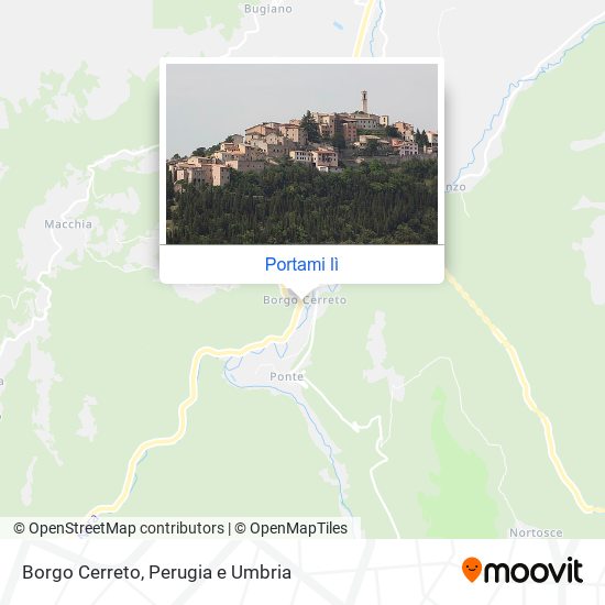 Mappa Borgo Cerreto