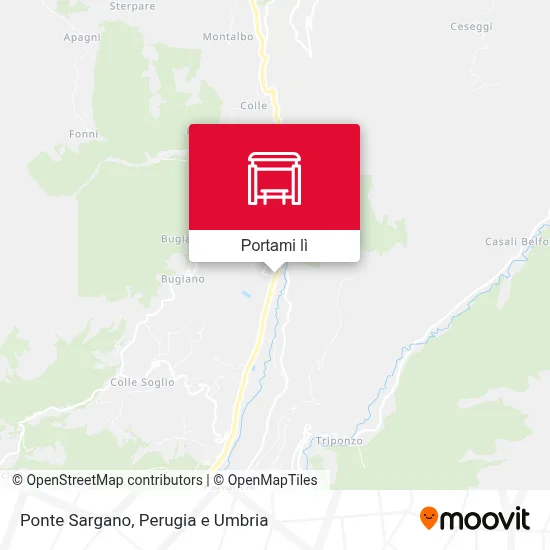 Mappa Ponte Sargano