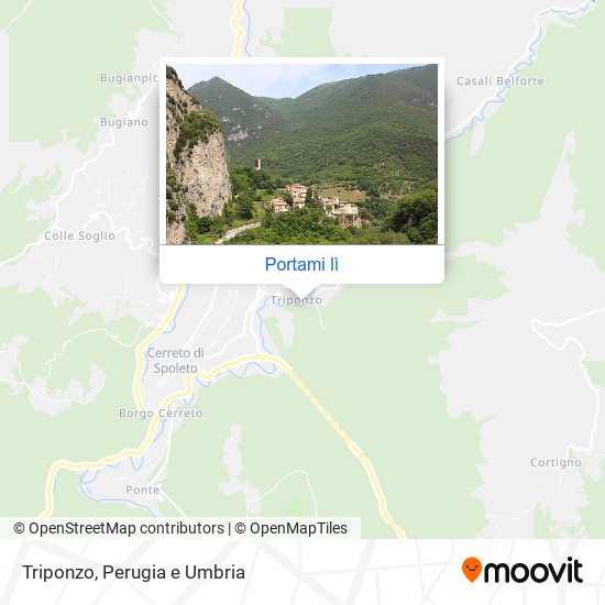 Mappa Triponzo