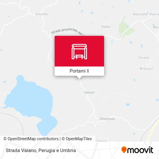Mappa Strada Vaiano